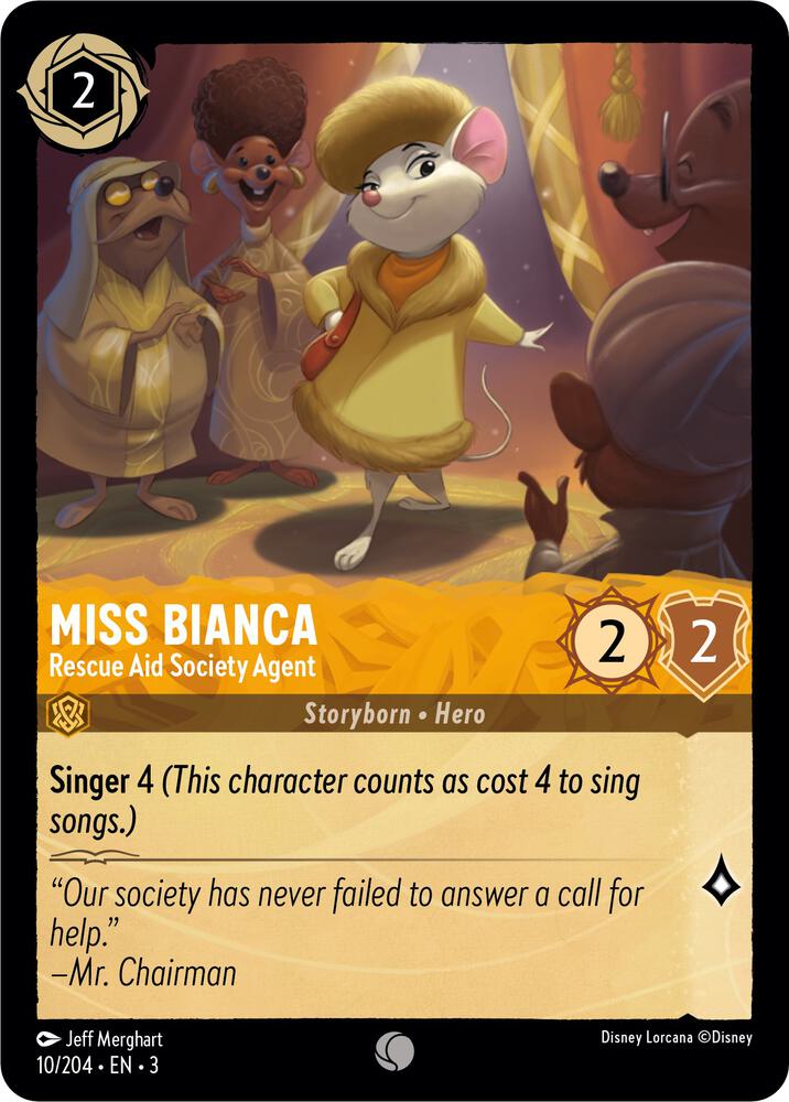Miss Bianca, Rescue Aid Society Agent 10/204 (Into the Inklands)