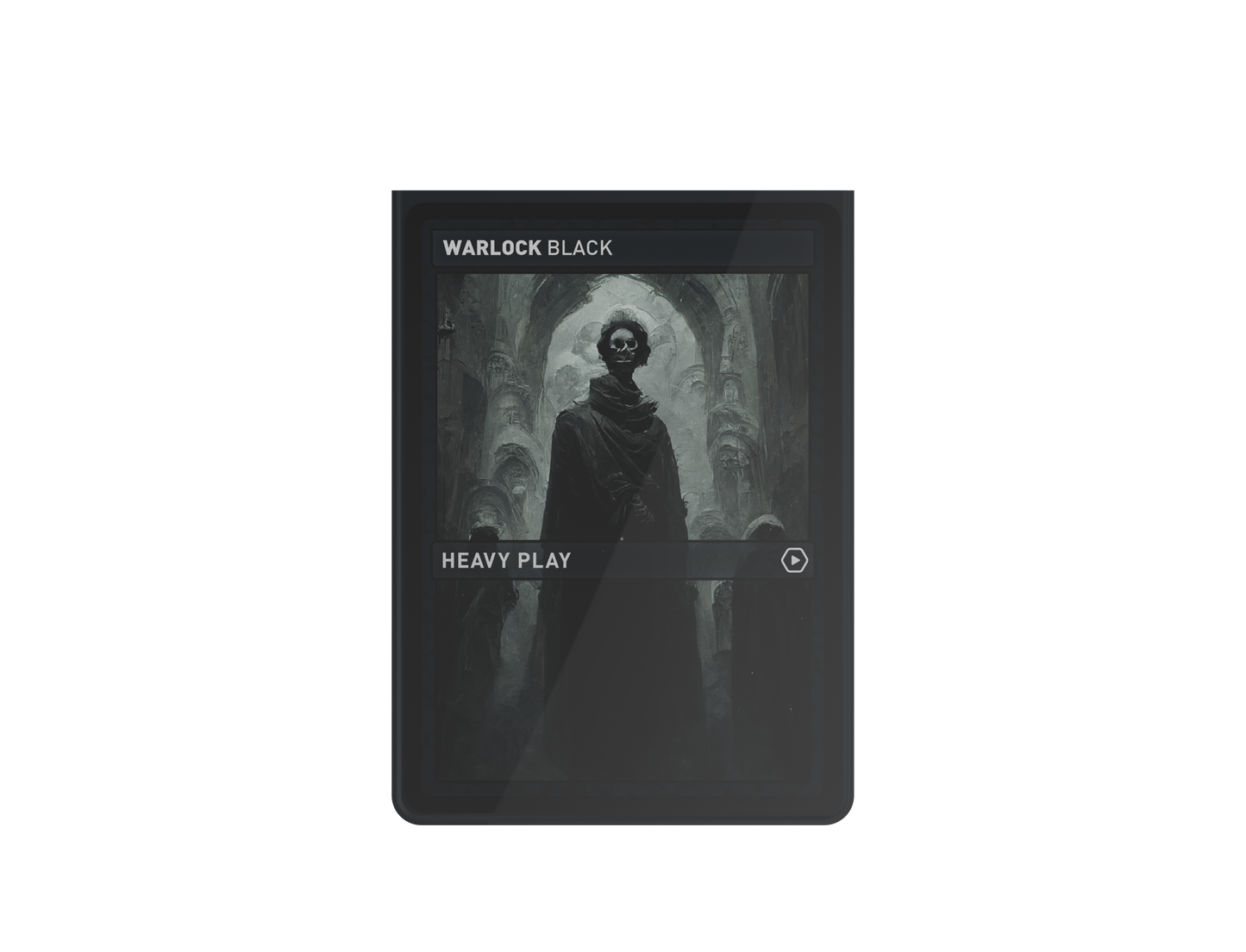 Heavy Play: CURV Sleeves Standard 100 - Warlock Black