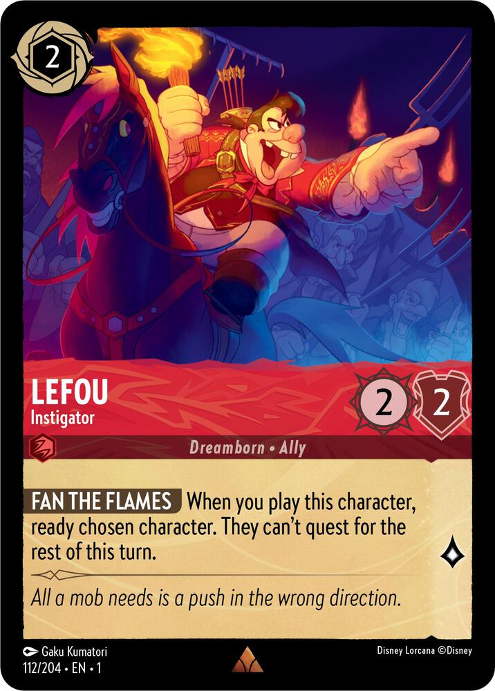 Lefou, Instigator 112/204 (The First Chapter)