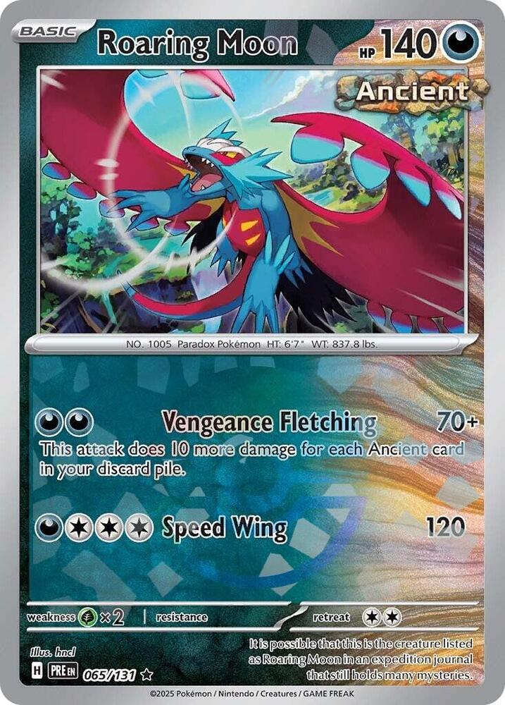 Roaring Moon 065/131 (SV: Prismatic Evolutions) - Poke Ball Holofoil