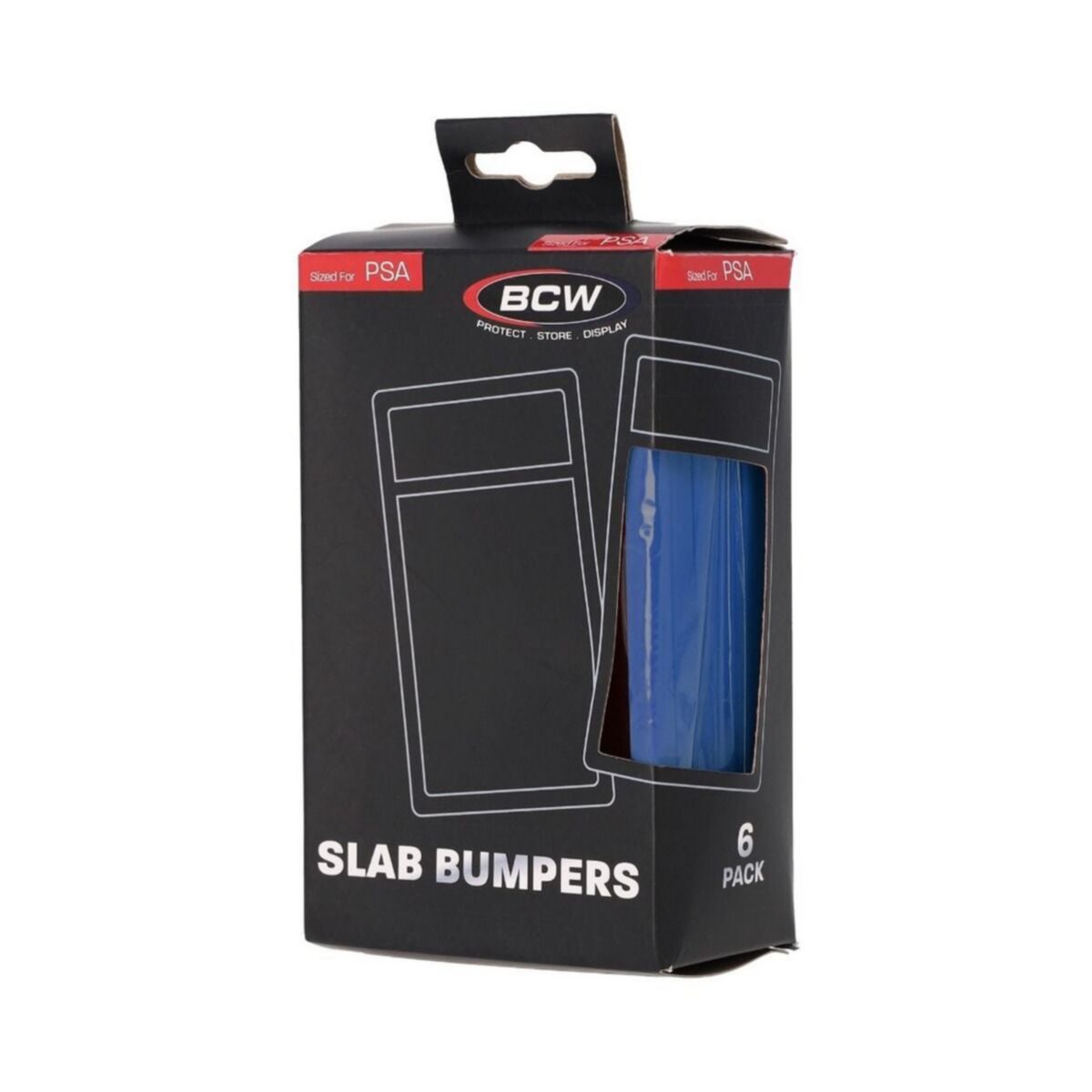 BCW - SLAB BUMPERS TO FIT PSA GRADED CARDS - BLUE - PACK OF 6