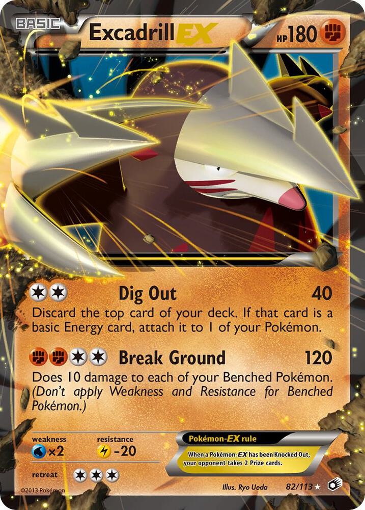 Excadrill EX 82/113 (Legendary Treasures) - Holofoil