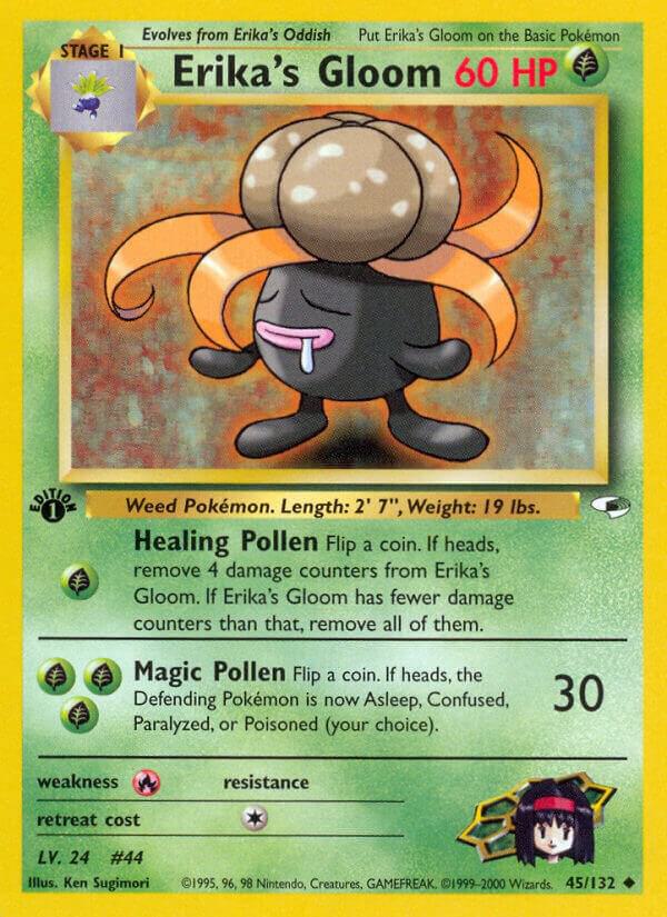 Erika's Gloom 045/132 (Gym Heroes) - 1st Edition