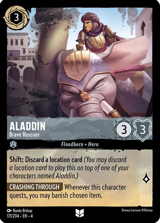Aladdin, Brave Rescuer 171/204 (Ursula's Return)