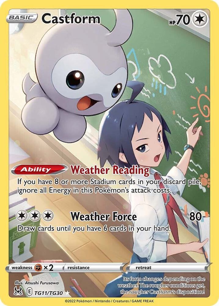 Castform TG11/TG30 (SWSH11: Lost Origin Trainer Gallery) - Holofoil