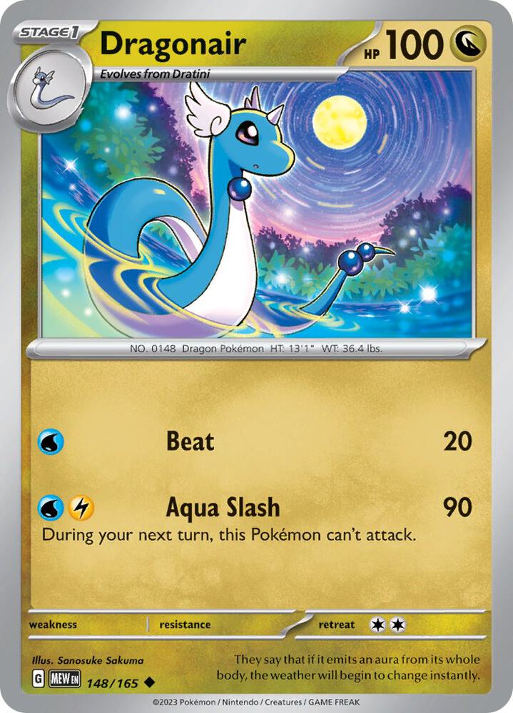 Dragonair 148/165 (SV: Scarlet & Violet 151)