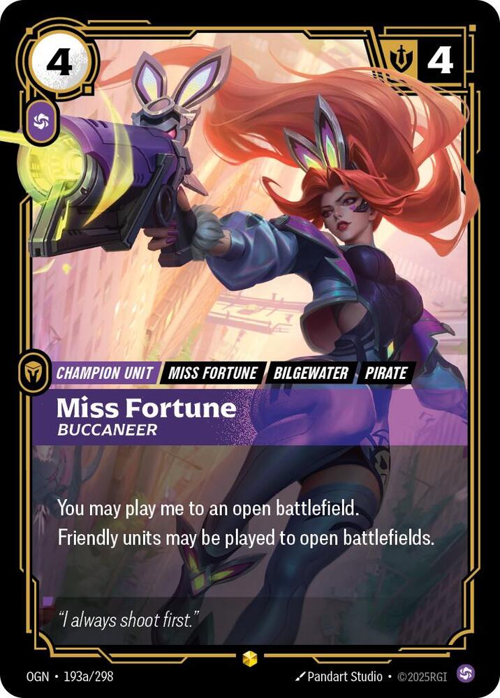 Miss Fortune - Buccaneer 193a/298 (Origins) - Foil