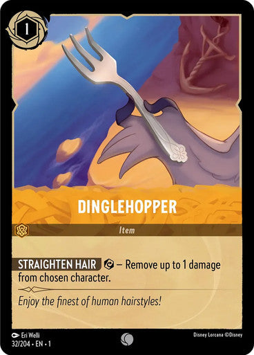 32/204 Dinglehopper - Disney Lorcana First Chapter - Common & Cold Foil Card