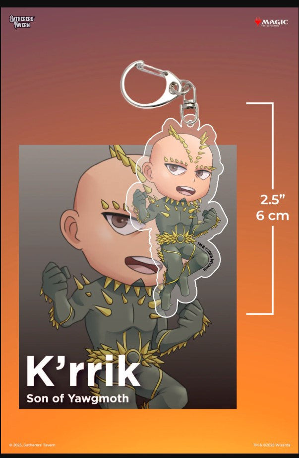 Gatherers' Tavern KLIGGS Keychain - K'rrik, Son Of Yawgmoth