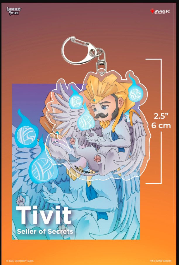 Gatherers' Tavern KLIGGS Keychain - Tivit, Seller Of Secrets