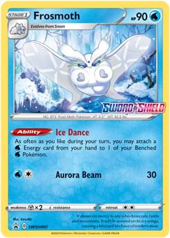 Frosmoth Prerelease SWSH007 (SWSH: Sword & Shield Promo Cards) - Holofoil