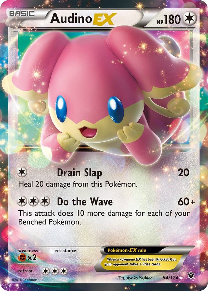Audino EX 84/124 (XY - Fates Collide) - Holofoil
