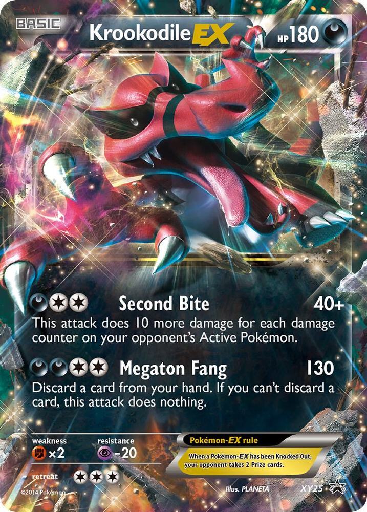 Krookodile EX XY25 (XY Promos) - Holofoil