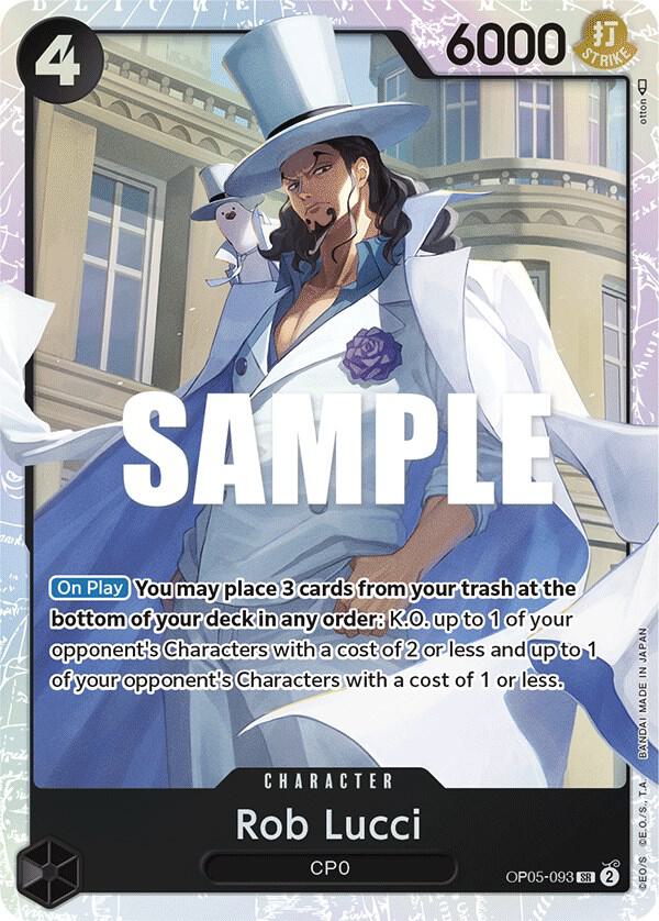 Rob Lucci OP05-093 (Awakening of the New Era) - Foil