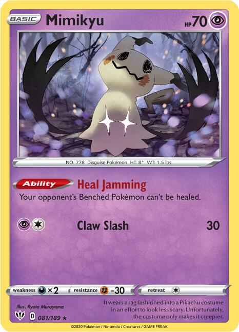 Mimikyu 081/189 (SWSH03: Darkness Ablaze)