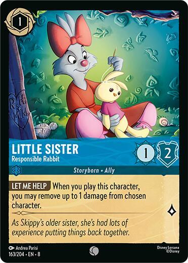 Little Sister, Responsible Rabbit 163/204 (Reign of Jafar) - Cold Foil