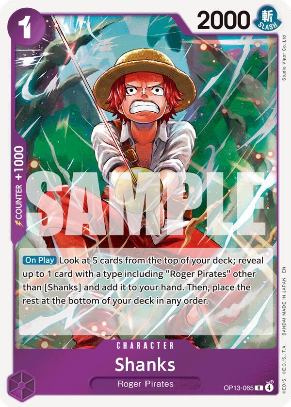 Shanks OP13-065 (Carrying On His Will) - Foil