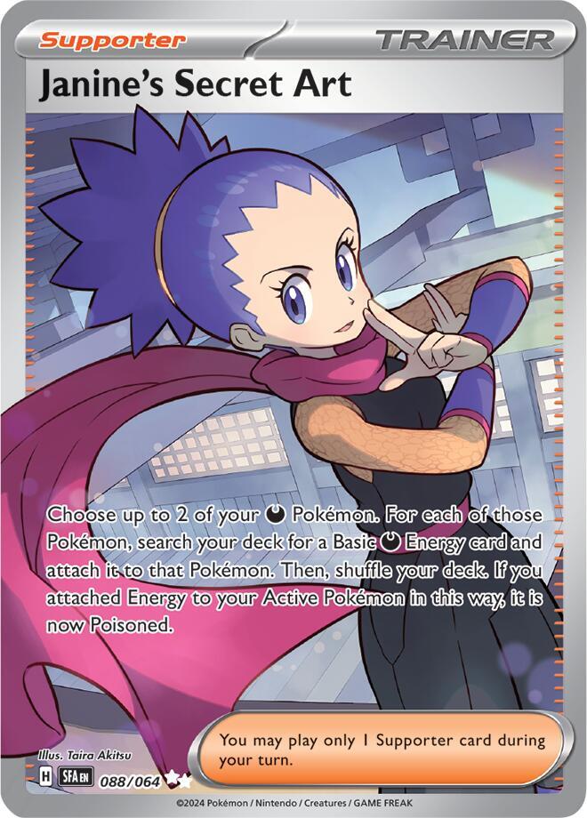 Janine's Secret Art 088/064 (SV: Shrouded Fable) - Holofoil