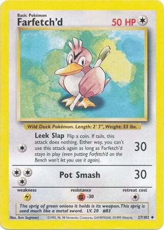 Farfetch'd 027/102 (Base Set) - Unlimited Normal