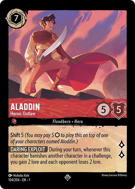 Aladdin, Heroic Outlaw 104/204 (The First Chapter) - Cold Foil