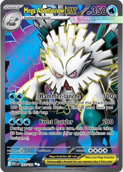 Mega Abomasnow ex 157/132 (ME01: Mega Evolution) - Holofoil
