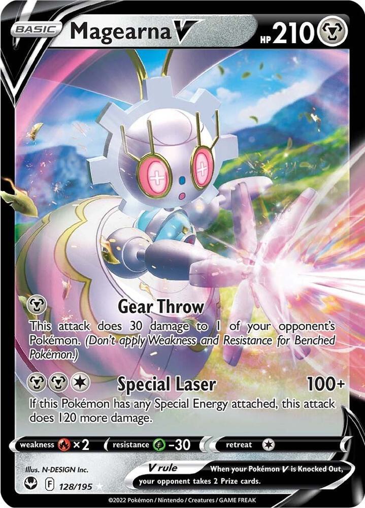 Magearna V 128/195 (SWSH12: Silver Tempest) - Holofoil