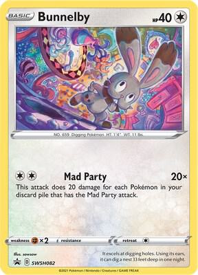 Bunnelby SWSH082 (SWSH: Sword & Shield Promo Cards) - Holofoil