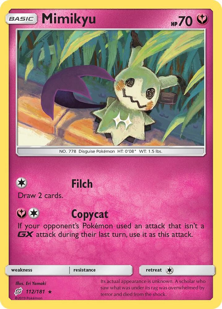Mimikyu 112/181 (SM - Team Up)
