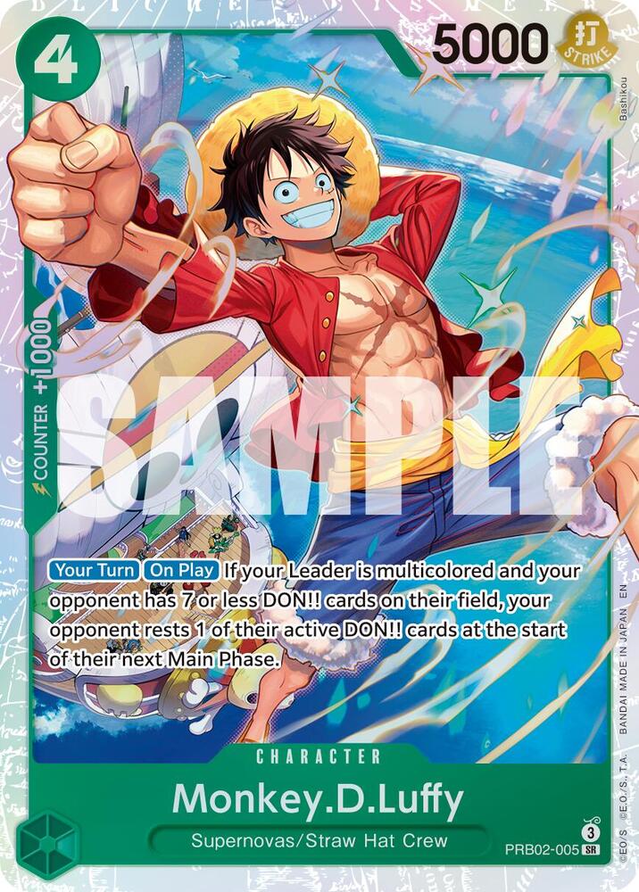 Monkey.D.Luffy PRB02-005 (Premium Booster -The Best- Vol. 2) - Foil