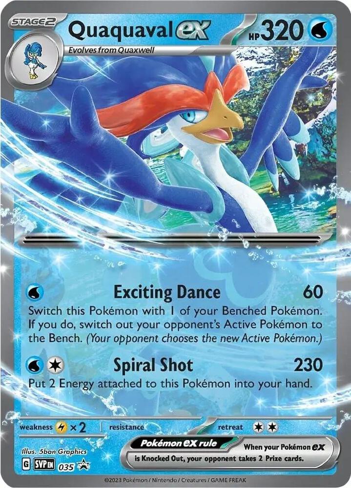 Quaquaval ex 035 (SV: Scarlet & Violet Promo Cards) - Holofoil