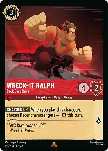 Wreck-It-Ralph, Back Seat Driver 135/204 (Reign of Jafar) - Cold Foil