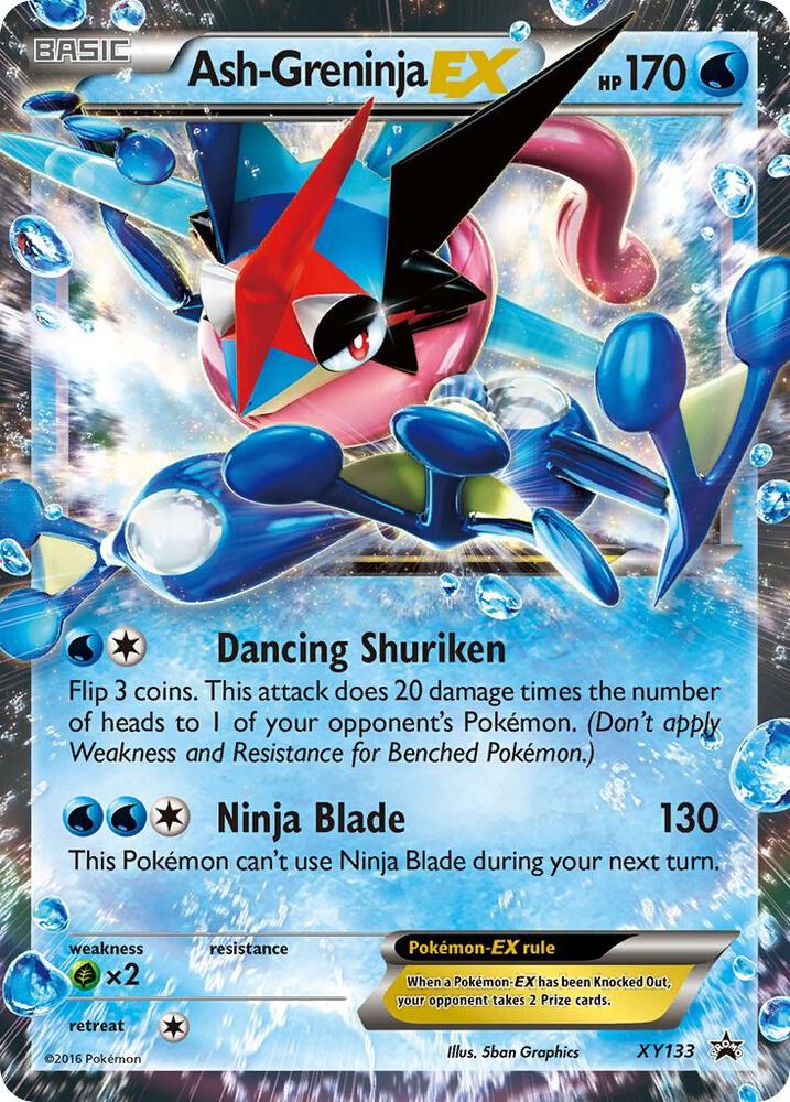 Ash Greninja EX XY133 (XY Promos) - Holofoil