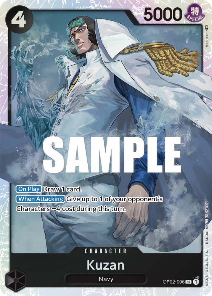 Kuzan OP02-096 (Paramount War) - Foil