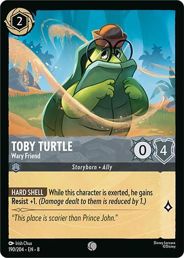 Toby Turtle, Wary Friend 190/204 (Reign of Jafar)