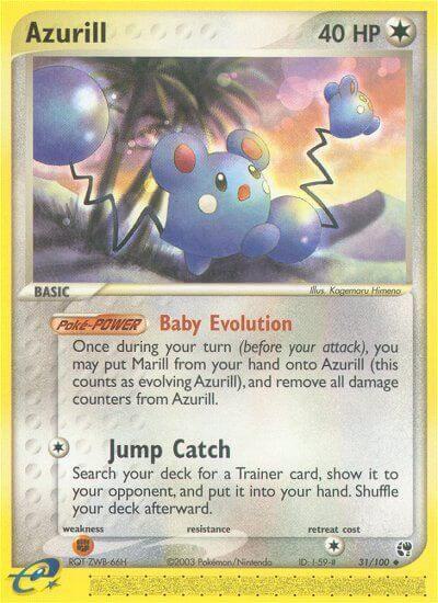 Azurill 31/100 (EX Sandstorm)