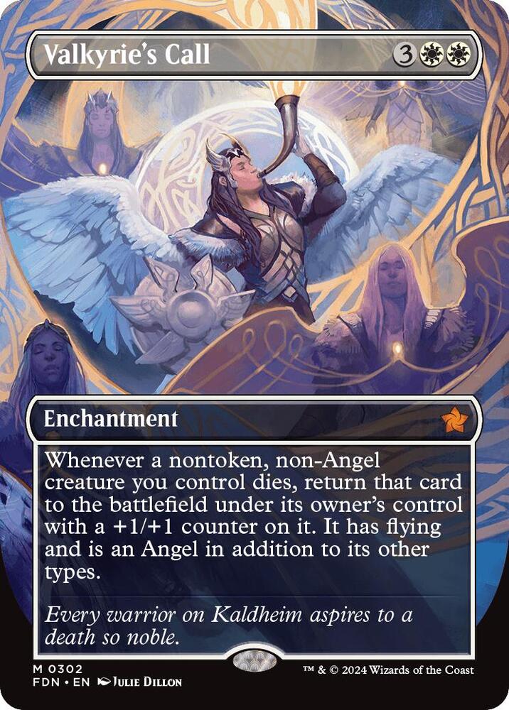 Valkyrie's Call 302/291 (Foundations) - Borderless Foil