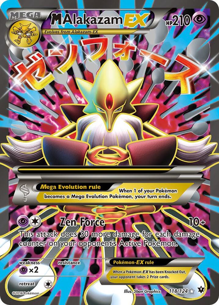 M Alakazam EX 118/124 (XY - Fates Collide) - Holofoil