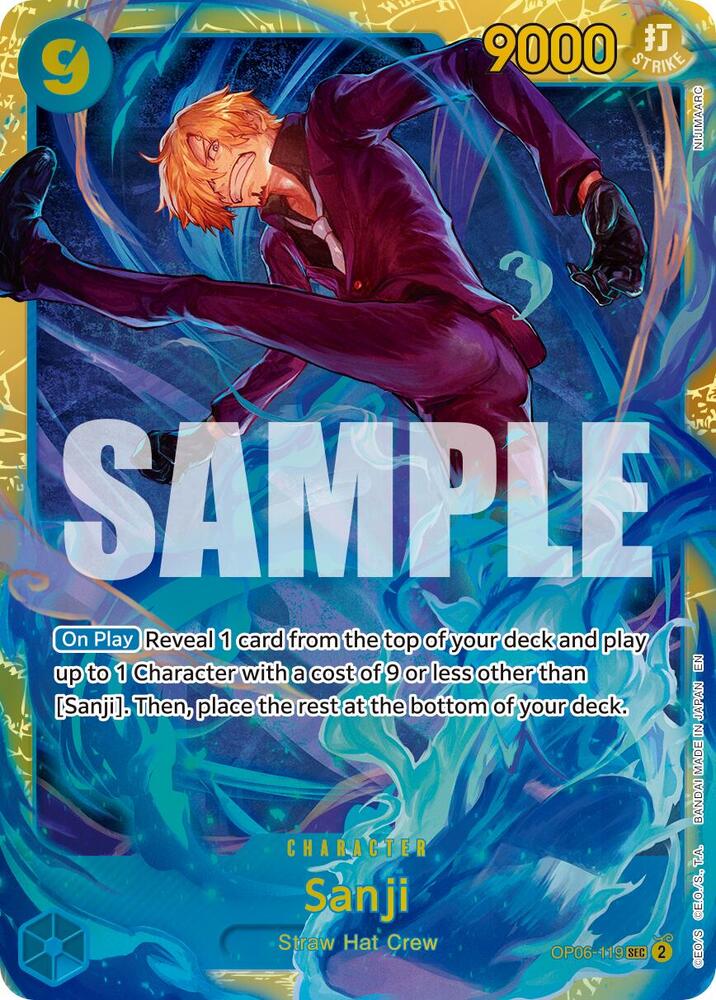 Sanji (Reprint) OP06-119 (Premium Booster -The Best- Vol. 2) - Foil