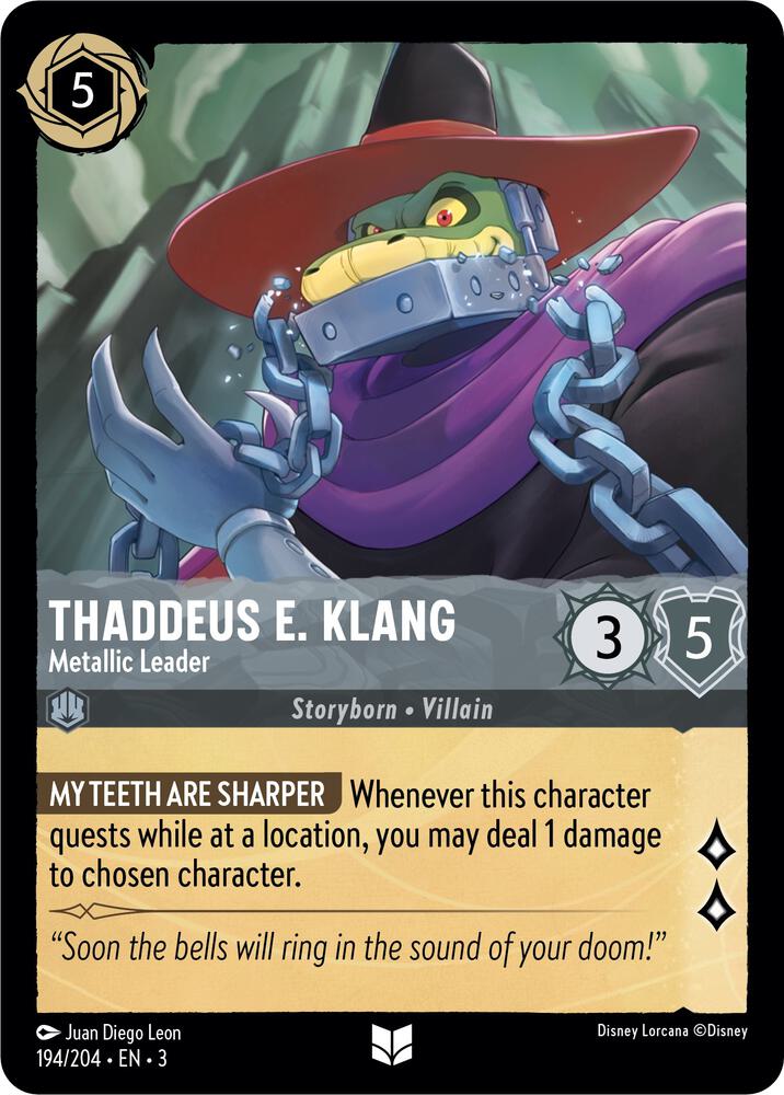 Thaddeus E. Klang, Metallic Leader 194/204 (Into the Inklands)