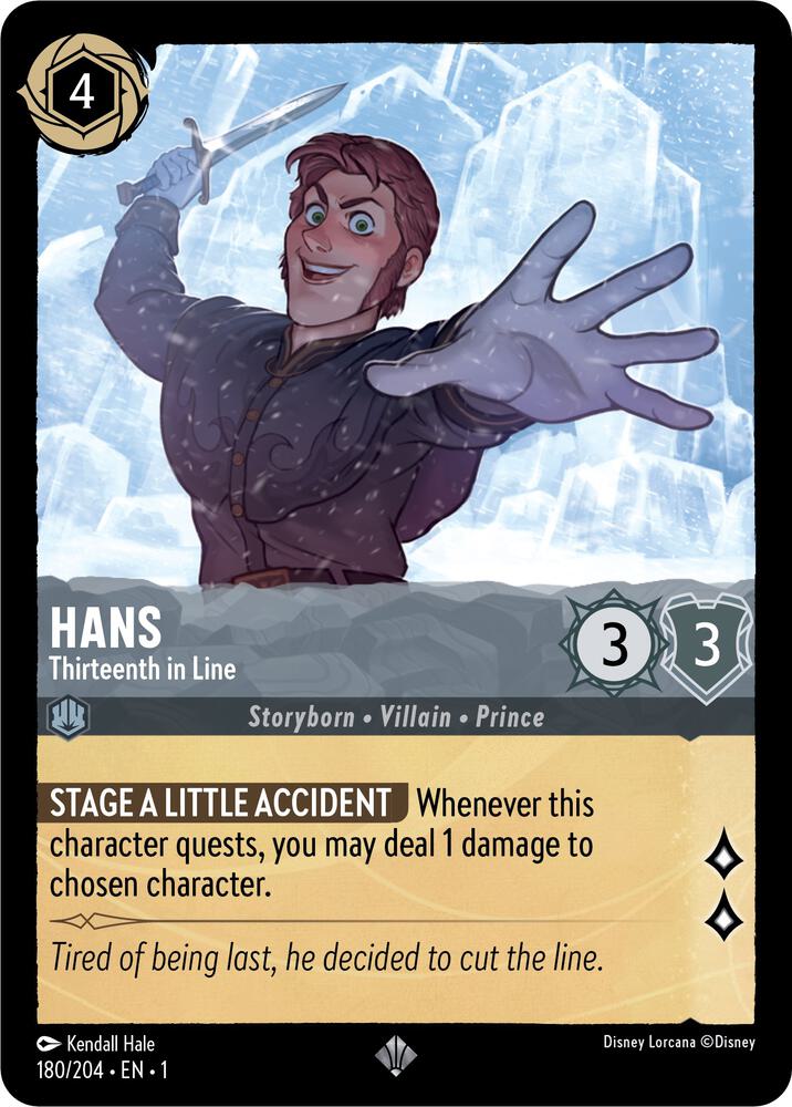 Hans, Thirteenth in Line 180/204 (The First Chapter)