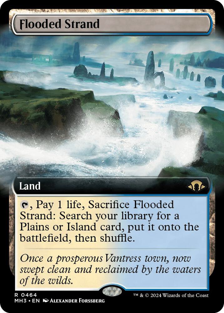 Flooded Strand 464/319 (Modern Horizons 3) - Extended Art Foil