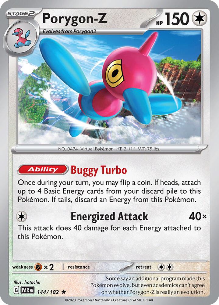 Porygon Z 144/182 (SV04: Paradox Rift) - Holofoil