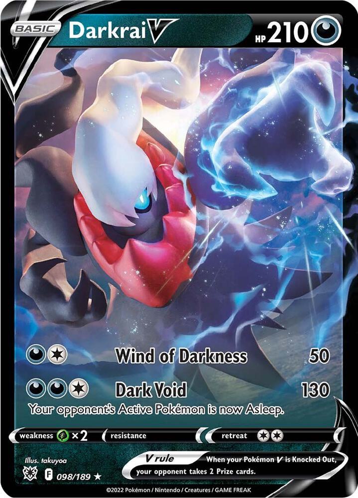 Darkrai V 098/189 (SWSH10: Astral Radiance) - Holofoil