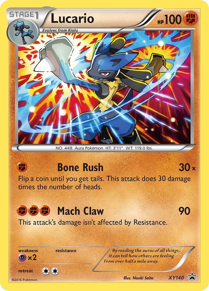 Lucario XY140 (XY Promos) - Holofoil