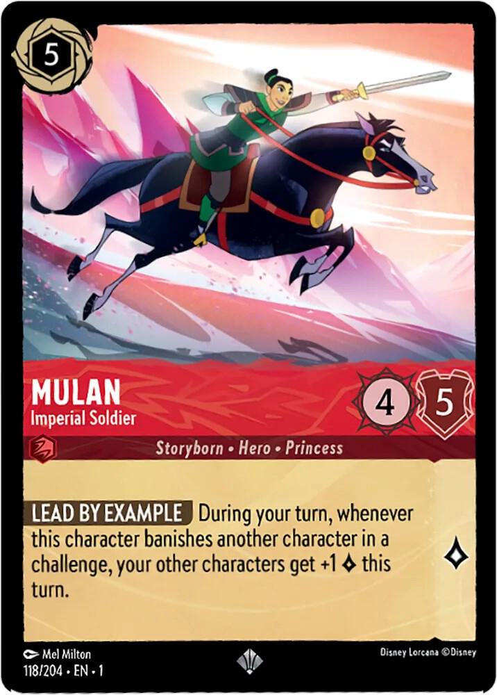 Mulan, Imperial Soldier 118/204 (The First Chapter)
