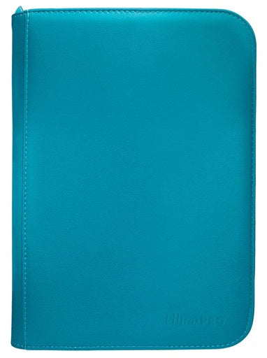 ULTRA PRO Binder - Vivid 4 Pocket Zippered Pro-Binder: Teal