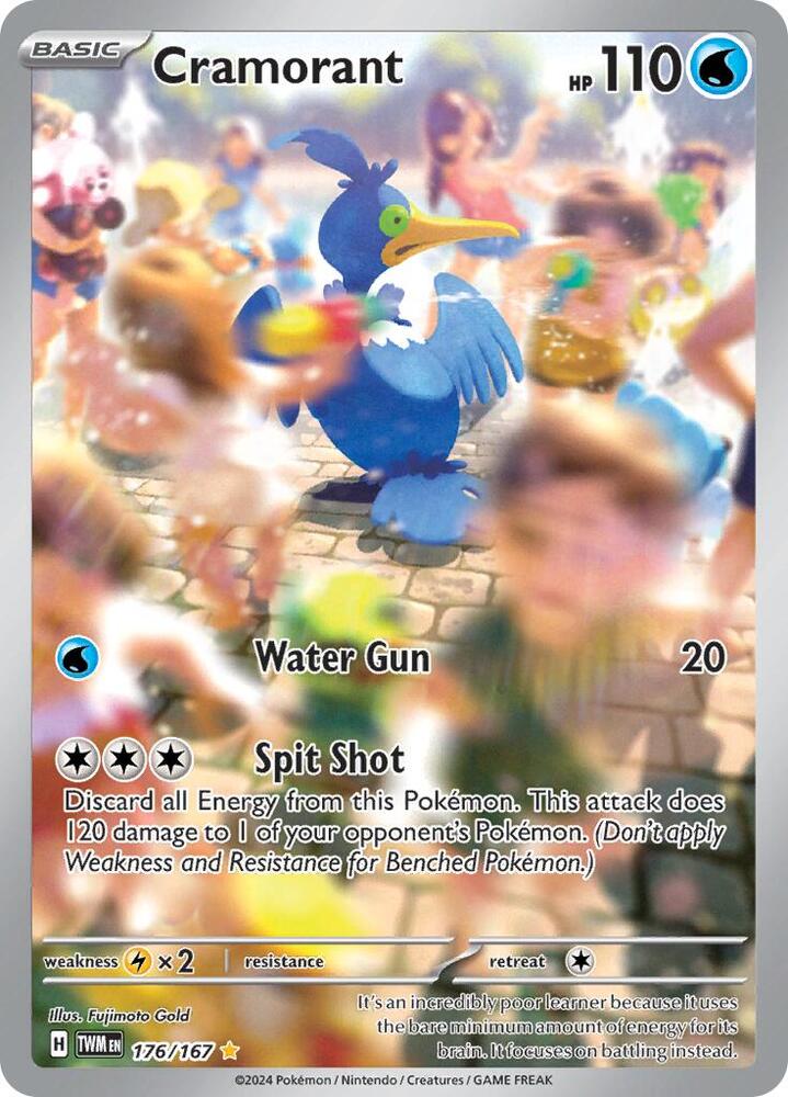 Cramorant 176/167 (SV06: Twilight Masquerade) - Holofoil