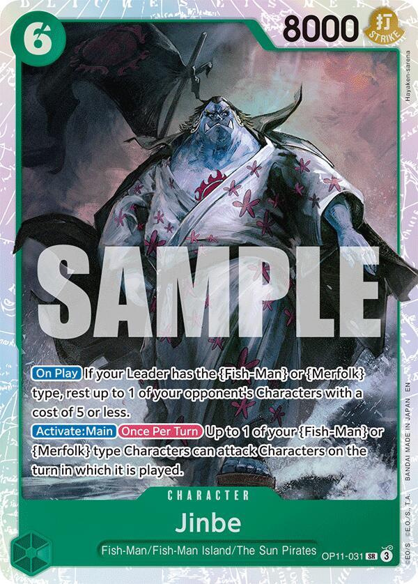 Jinbe OP11-031 (A Fist of Divine Speed) - Foil