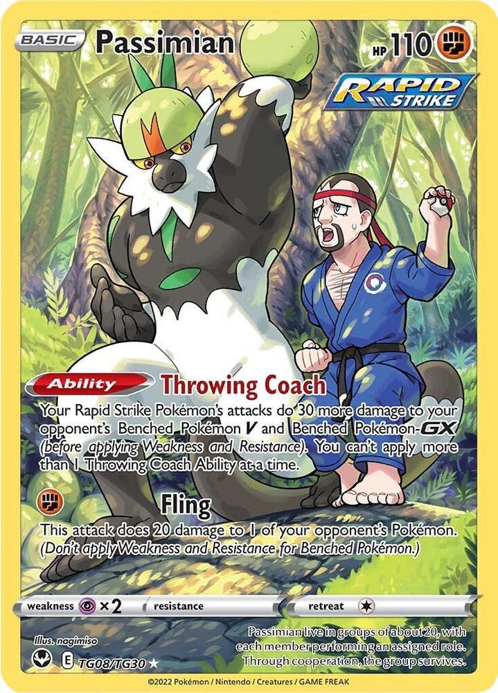 Passimian TG08/TG30 (SWSH12: Silver Tempest Trainer Gallery) - Holofoil