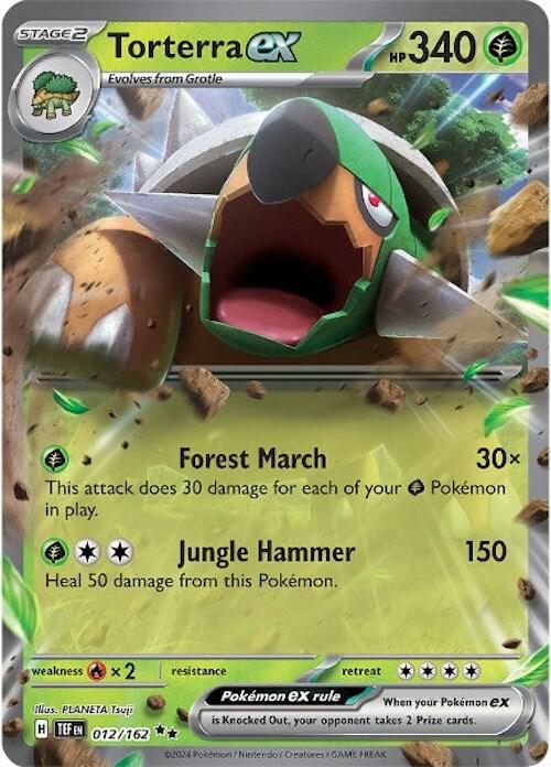 Torterra ex 012/162 (SV05: Temporal Forces) - Holofoil